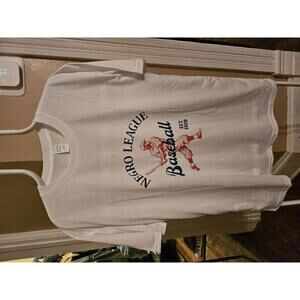 Negro League Baseball - Established 1920 t-shirt - cotton - L - white - NEW